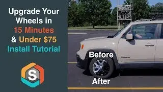 Black Out your Wheels for under $75 with Wheelskins - Install Video