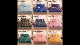 CADAR VIRAL ANTI KEDUT FITTED BEDSHEET FREE 2PCS PILLOW CASE MATTRESS COVER COT