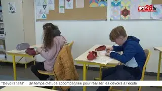 "Devoirs faits" :  Un temps d'étude accompagnée pour réaliser les devoirs à l'école