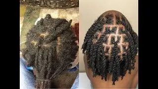 |Retwist & Style Kids Hair| Double Strand Twist