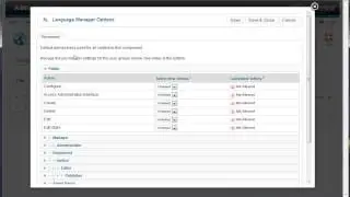 Extensions Language Manager Content