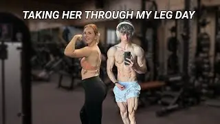 TRAINING WITH MY GIRLFRIEND | Leg Day