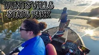 Fishing with BUBBA and TERRY! | HUNTSVILLE State Park | BASS FISHING