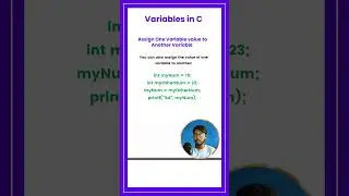 How to Assign One Variable Value to Another Variable in C Programming | 