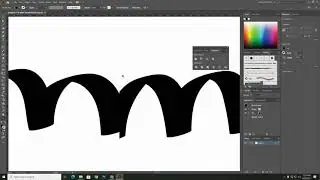 Continuous Arches Brush in AI