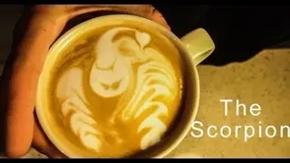 Latte Art Scorpion
