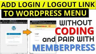 Easily Add Smart Login Logout Menu Links and MemberPress Integration
