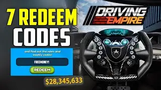*NEW* ALL WORKING CODES FOR DRIVING EMPIRE! ROBLOX DRIVING EMPIRE CODES