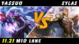 YASSUO - Yasuo vs Sylas MID Patch 11.21 - Yasuo Gameplay