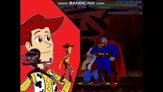 MUGEN Request: Woody & Kitty Katswell Vs Superman & Homero