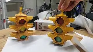 Mini 4-Way Span Wire Traffic Lights