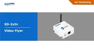 SD 2xIN - 2x DI (Digital Input) to the portal (LAN and WiFi) - HWg Video Flyer - HV73