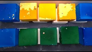 dyed gym chalk blocks & fresh buttery chalk blocks