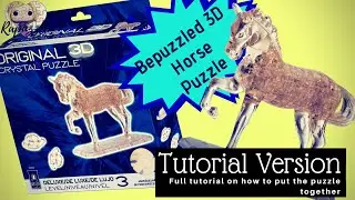 Bepuzzled 3D Crystal Puzzle- Horse- Tutorial Version