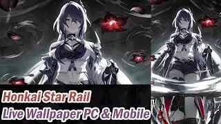 Acheron, another Raiden Waifu  [ Live Wallpaper ] PC💻 + Mobile📱 || Animation