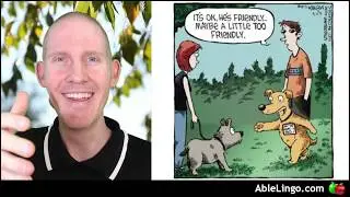 🍎 Outgoing Dog | Cartoon Analysis | Describe & Analyze