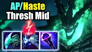 This AP Thresh Build has DEADLY Hooks - AP Ability Haste Thresh with Night Harvester