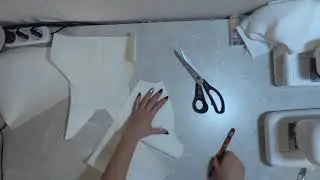 Raglan sleeve without a middle seam. Video #1.