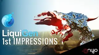 LiquiGen a new GPU fluid simulation software | 1st Impressions | Nyjo FX