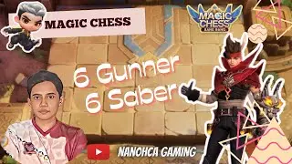 Commander Baru Mini Chou skill 1 + 6 Gunner 6 Saber Combo Enak Buat Push Rank Magic Chess