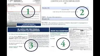 Step by Step Process for Incorporating a tax-exemption application in the US: Case of New-York