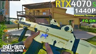 Call of Duty: BLACK OPS 6 | RTX 4070 SUPER | 1440p |  Extreme Settings FG ON