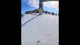 云顶滑雪场22索雪道情况#单板滑雪 #snowboarding 