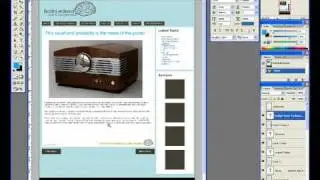 Photoshop Slices & HTML / CSS Coding Tutorial Part 1