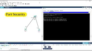 How to configure port security in cisco packet tracer