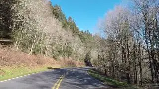 smoky mountains downhill drive