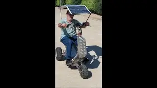 Movilidad solar 3 x 3 silla de ruedas, movilidad reducida.