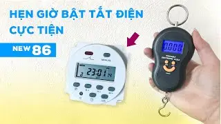 Công tắc hẹn giờ và Cảm biến ánh sáng cực tiện lợi | SPM86