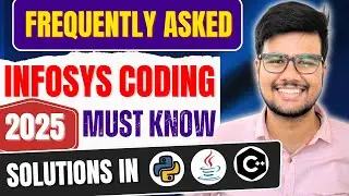 Infosys 2025 Placement: Top Coding Sheet Solutions - Part 1