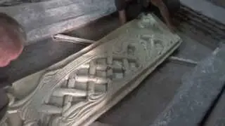 Распалубка формы евро-забора из ПВХ жёлтого. Харьков