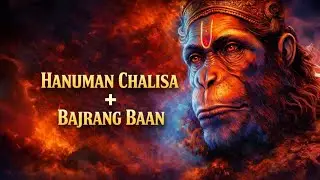 HANUMAN CHALISA + BAJRANG BAAN with LYRICS | Hanuman Bhajan For Inner Peace