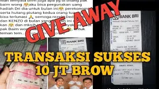 MODUS PENIPUAN || GIVE AWAY || 10 JT || TRANSAKSI BERHASIL