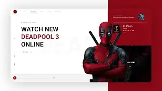 How To Make Animated Deadpool 3 Website Using HTML And CSS