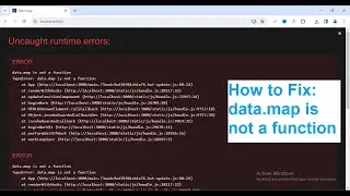 Fix: data.map is not a function in React js