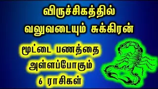 விருச்சிகத்தில் வலுவடையும் சுக்கிரன்