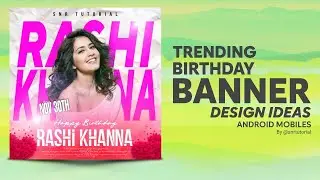 Happy Birthday Photo Editing PicsArt | Birthday Banner Editing | PicsArt Photo Editing @snrtutorial