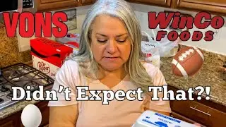 Vons & Winco Grocery Hauls | Preparing For The Big Game!