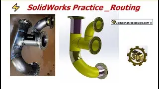 ⚡ Master SolidWorks Practice Routing | Tutorial