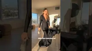 GRWM: An Black Evening Dress Look 💫 #ootd #fashionstyle #fashion #shorts #tutorial #outfit #style