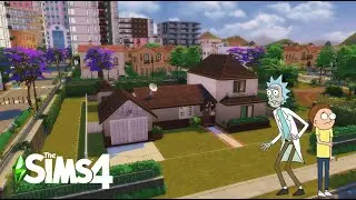 Rick and Morty - Sims 4 Speed Build (Stop Motion | No CC)