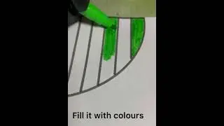 A4 sheet border design by using protractor#project#assignment#ideas#views#quick#easy#creativity