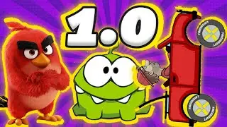 Как выглядели самые первые версии легендарных игр? Часть 1. Cut the rope 1.0, hill climb 1.0