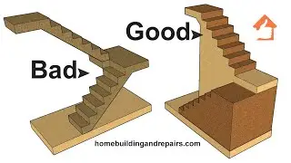 Add Step In Flat Landing To Lower Individual Riser Heights - Home And Remodeling Design Ideas