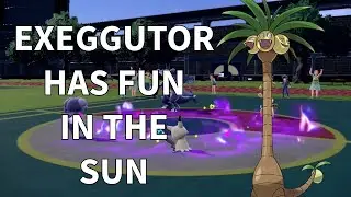Alolan Exeggutor Towers over Reg H