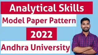 Andhra University Analytical Skills Model paper pattern 3rd semester