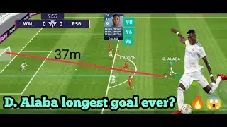 Alaba beast knuckle shot in pes 2021 mobile🚀😱🔥